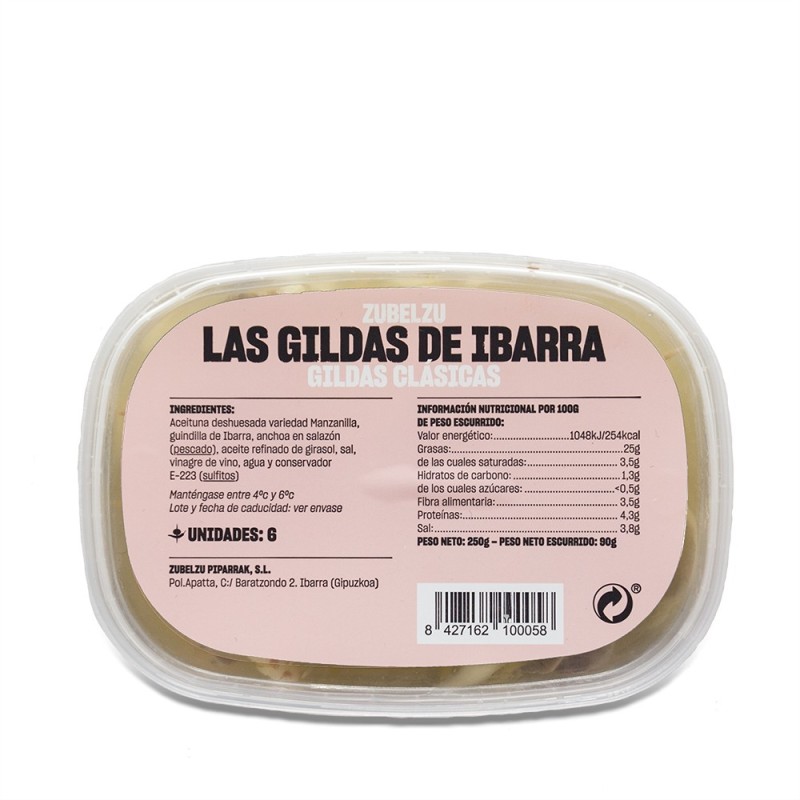 Gildas de Ibarra Clasicas 250gr