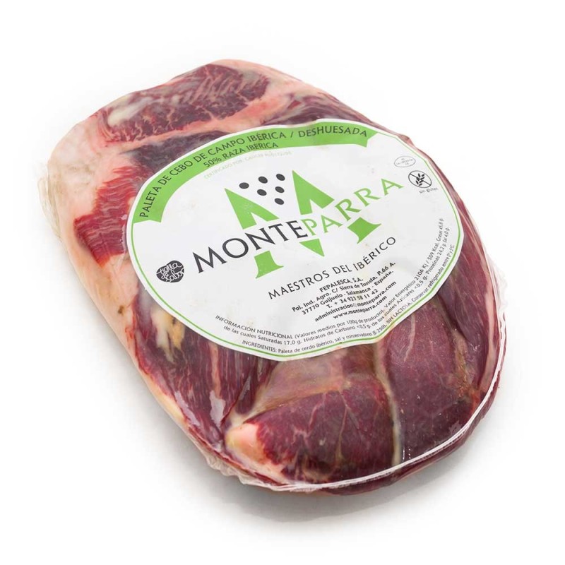 Paletilla Cebo Campo 50% ibérica Deshuesada