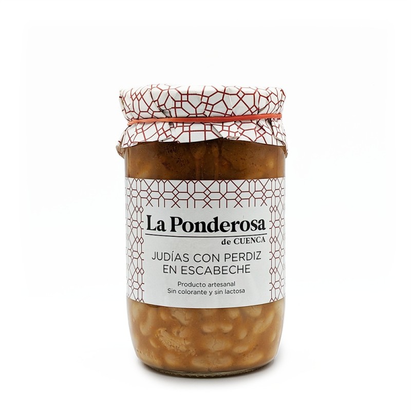 Judías con Perdiz en Escabeche La Ponderosa 680gr